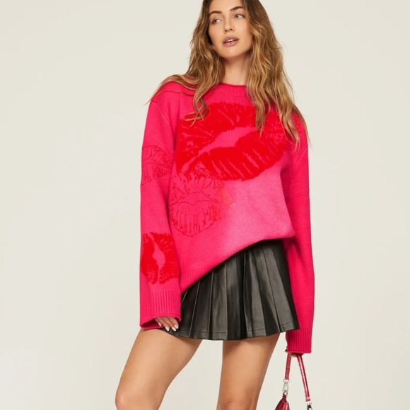 NWT House of Sunny Love Notes Sweater Size XL - Picture 5 of 10